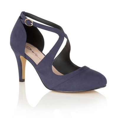 Blue 'Sage' court shoes